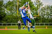 Farmers_vs_Kassel-Titans_2017-05-20_21.JPG : American Football Match Fighting Farmers Montabaur vs. Kassel Titans 20.05.2017, Bild 21/43